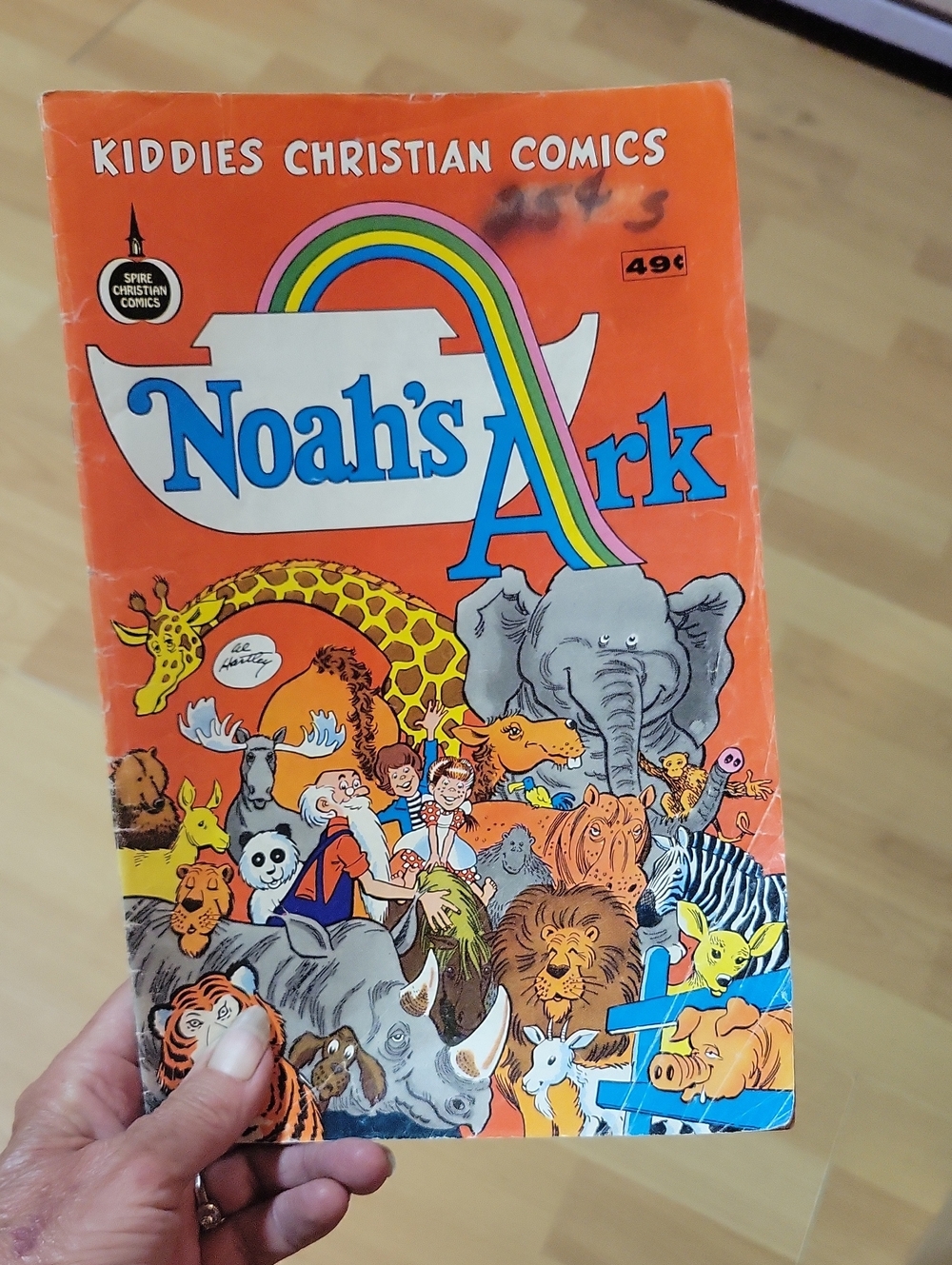 Noah's Ark Kids Christian Comic Book - 1975
